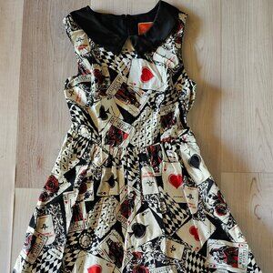 Modcloth Alice in Wonderland Playing Card Dress